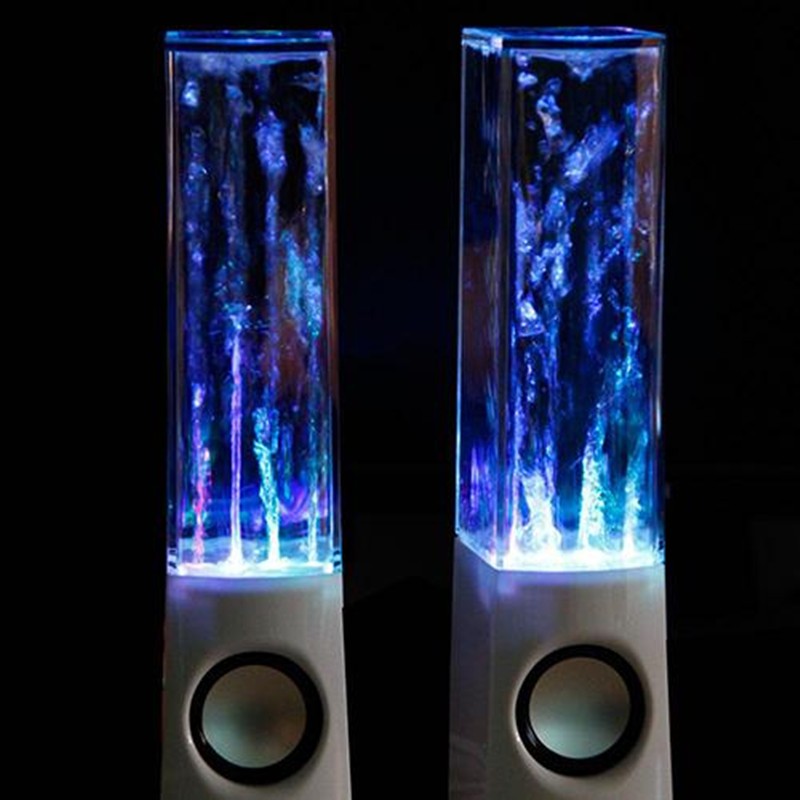 Dancing Water Bluetooth Speaker with LED Light Fountain Effect