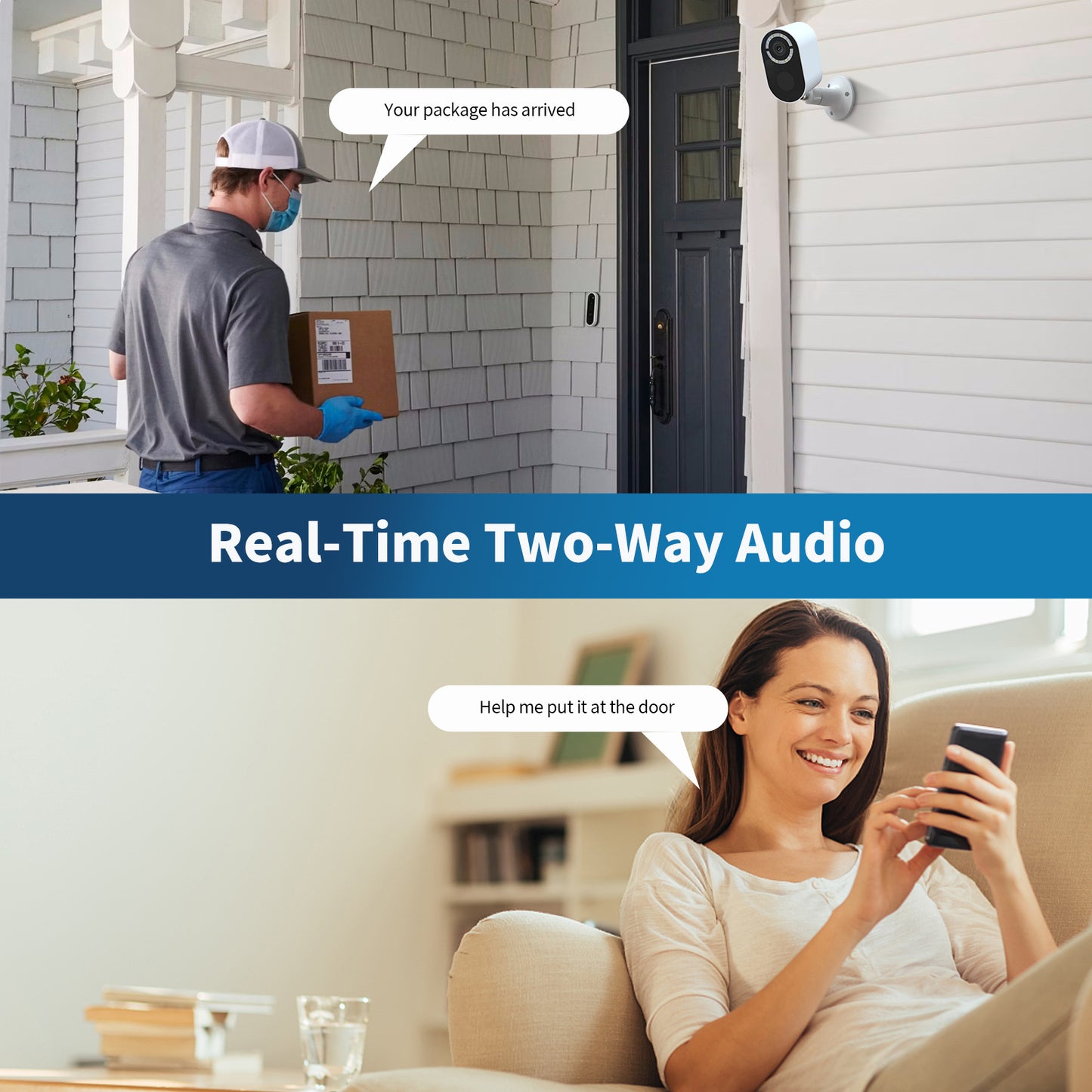 3MP Solar Wireless Outdoor Security Camera with Night Vision