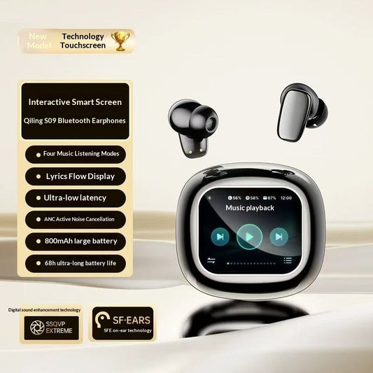 Ultra-Long Battery Life Wireless Earbuds with Smart Touch Screen