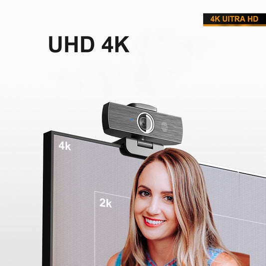 HD Webcam with Zoom for Computer and Video Calls