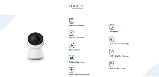IMILAB A1 2K WiFi Home Security Camera with App Control