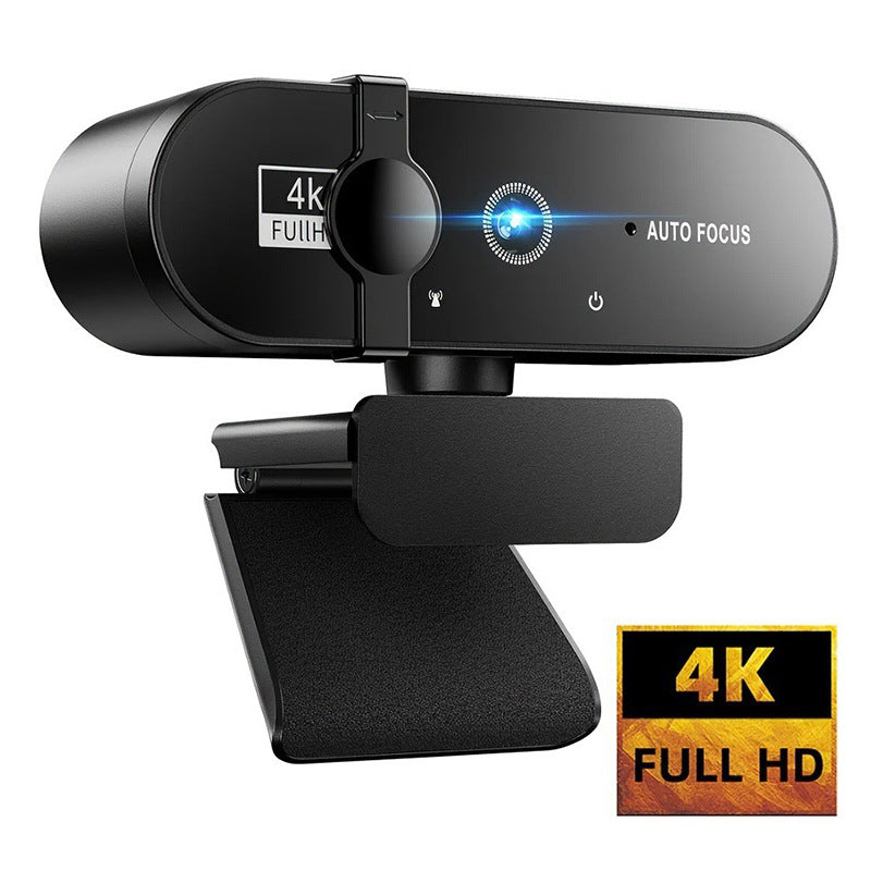 USB 1080P Webcam with Auto Focus and Rotatable Clip