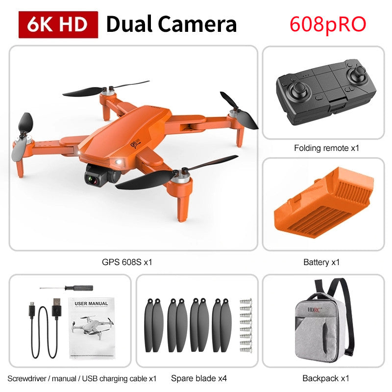 GPS Drone with HD Dual Camera and Remote Control