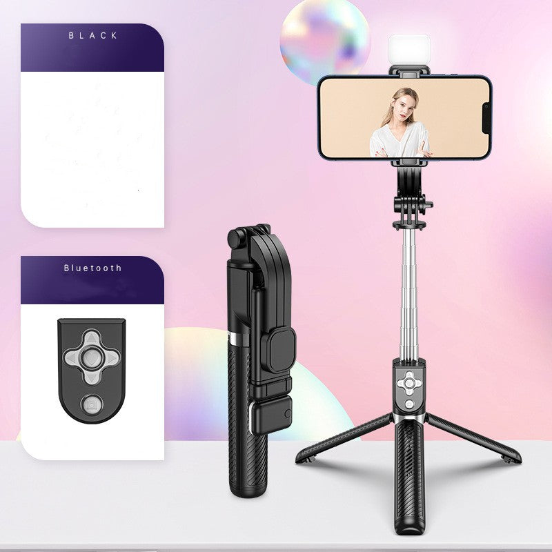 Bluetooth Selfie Stick Tripod with Light for Live Streaming
