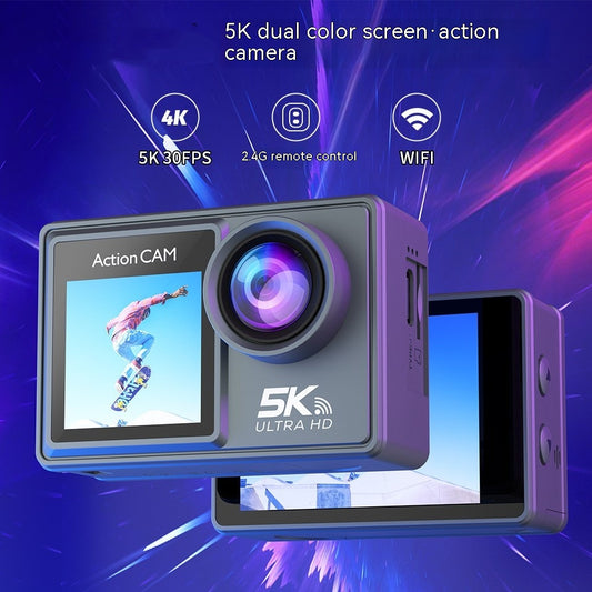 5K Waterproof Action Camera with WiFi and Remote Control