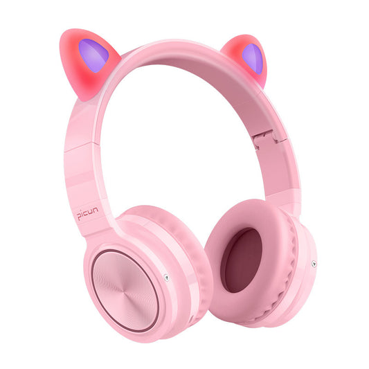 LED Cat Ear Bluetooth Headphones for Kids