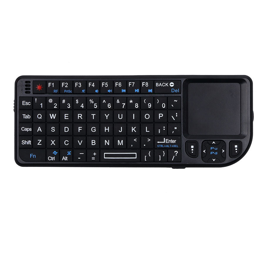 Mini Wireless Keyboard with Touchpad for Smart TV and PC