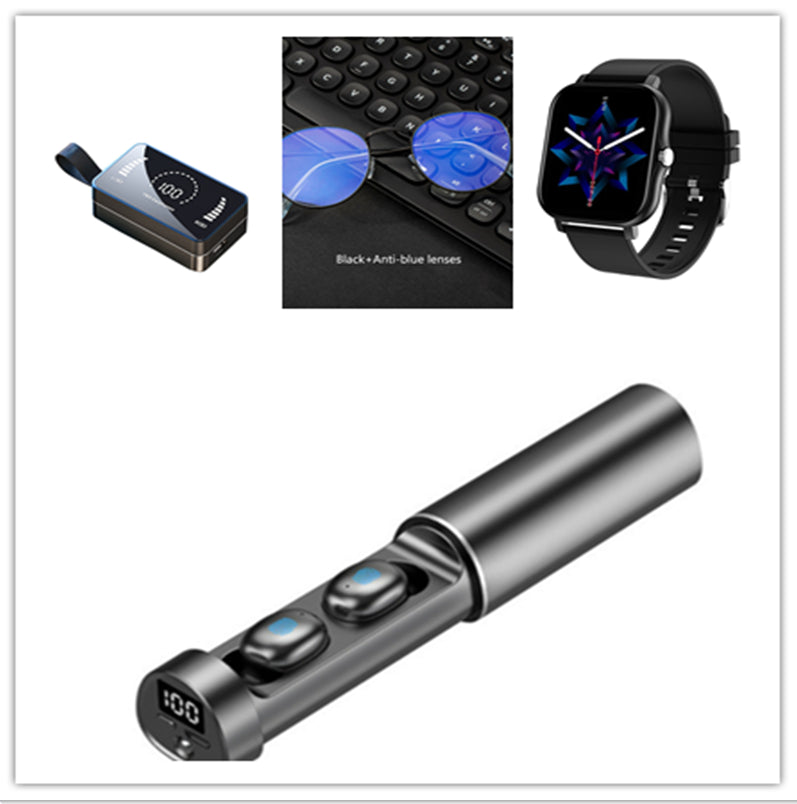 Bluetooth 5.0 Wireless Earbuds with Touch Control and LED Display