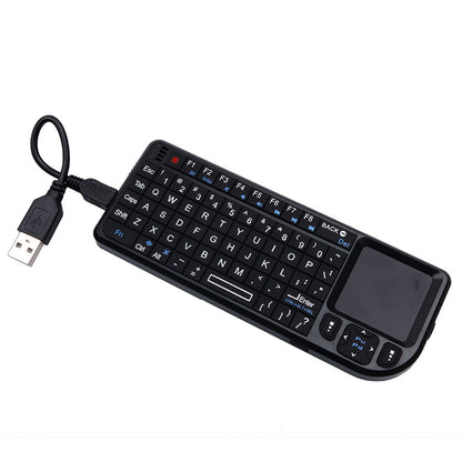 Mini Wireless Keyboard with Touchpad for Smart TV and PC
