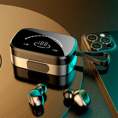 Wireless Bluetooth Earbuds with LED Display Charging Case