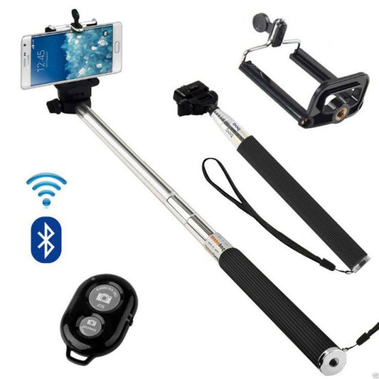 Bluetooth Selfie Stick with Remote Control for Smartphones