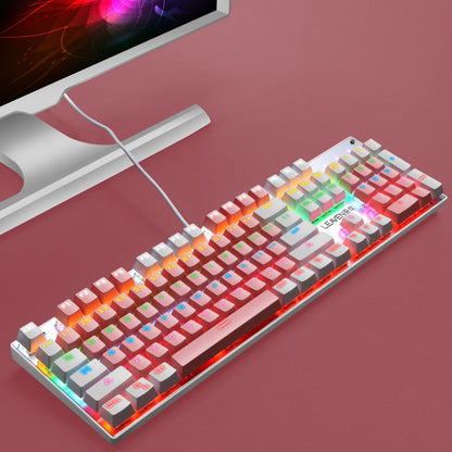 Mini Wireless RGB Keyboard with Touchpad for Smart TV and PC