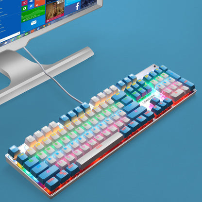 Mini Wireless RGB Keyboard with Touchpad for Smart TV and PC