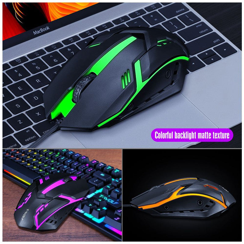 RGB Gaming Keyboard and Mouse Combo for PC and Laptop