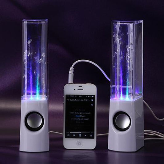 Dancing Water Bluetooth Speaker with LED Light Fountain Effect