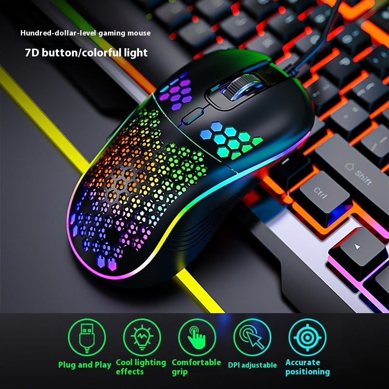 RGB Gaming Keyboard and Mouse Combo for PC