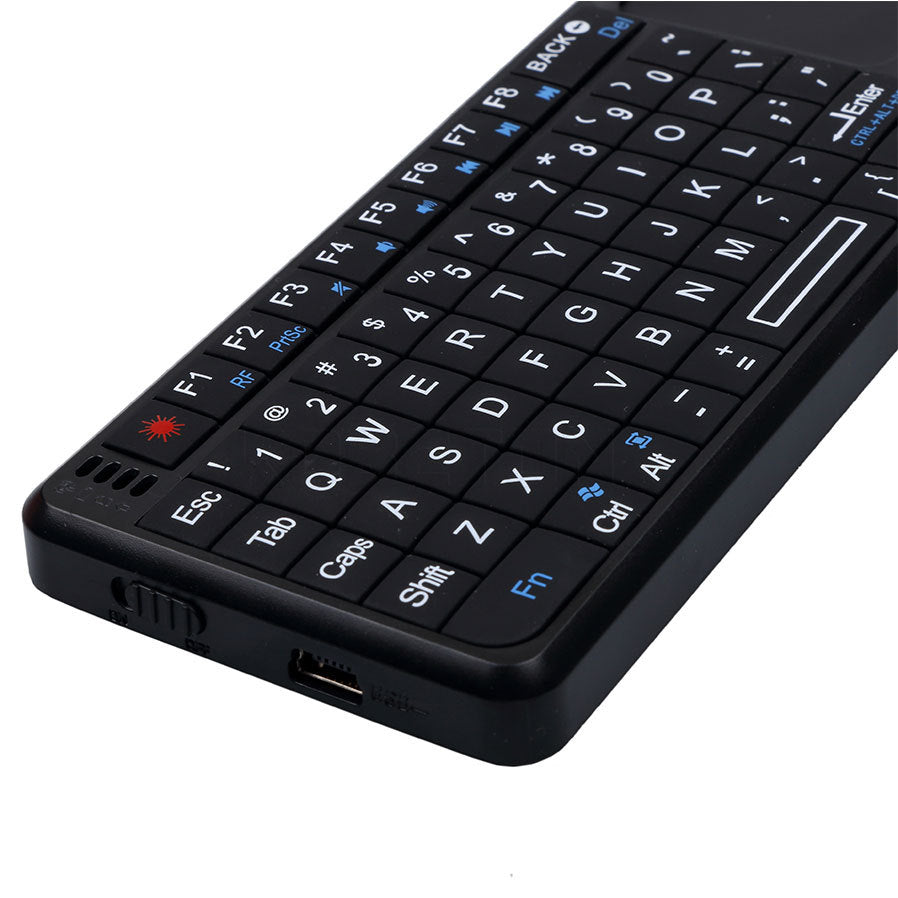 Mini Wireless Keyboard with Touchpad for Smart TV and PC