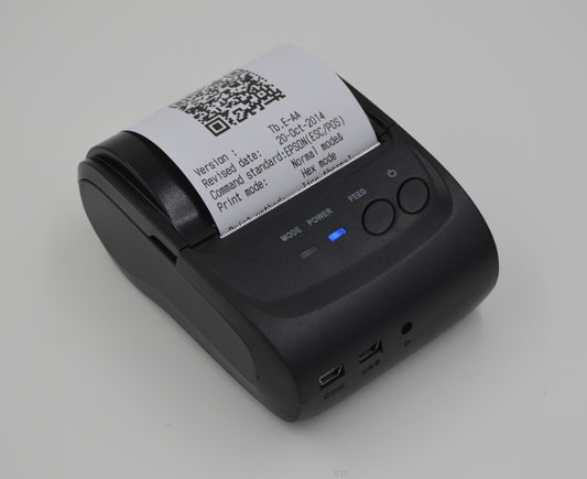Portable Bluetooth Thermal Printer for Receipts and Labels