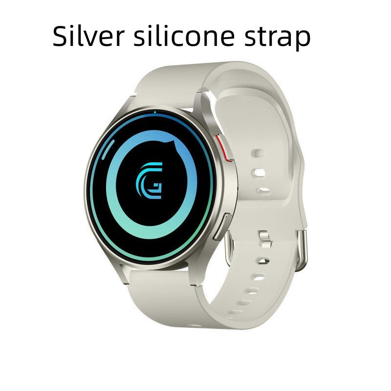 Fashionable Smart Watch with Silicone and Steel Strap