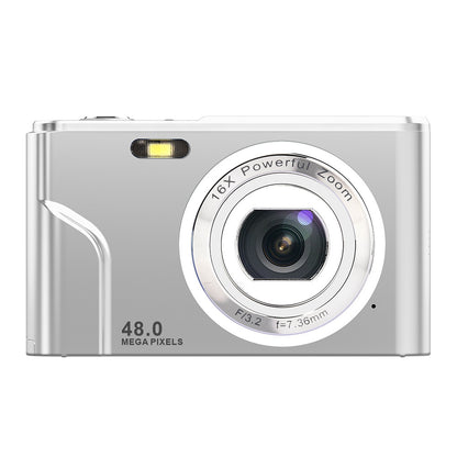 HD Mini Digital Camera with 48MP Photo and 16X Zoom
