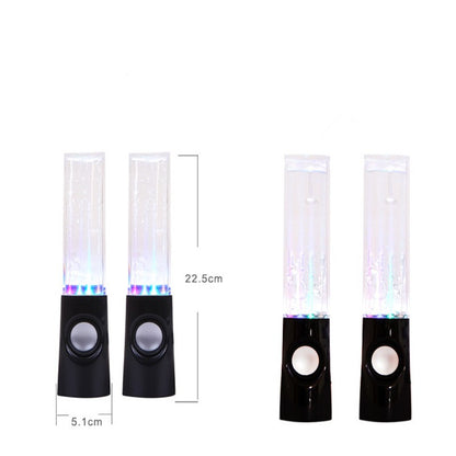 Dancing Water Bluetooth Speaker with LED Light Fountain Effect