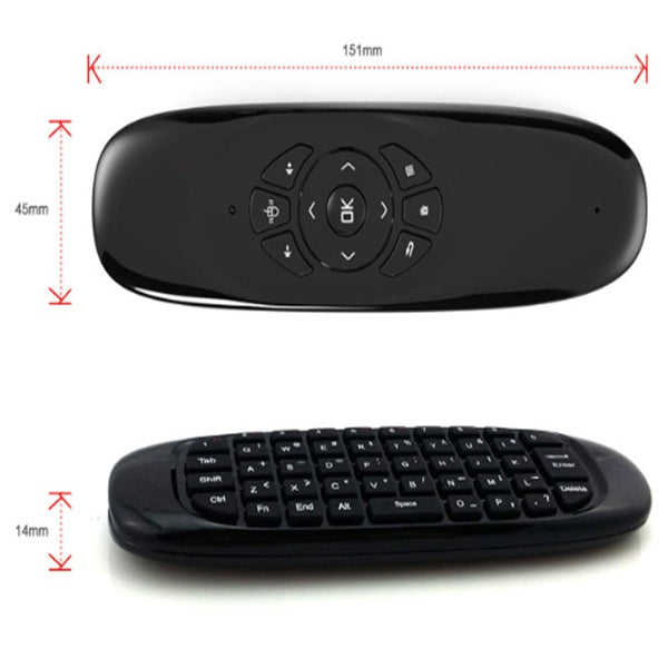 Mini Wireless Air Mouse Keyboard Remote for Smart TV PC Android