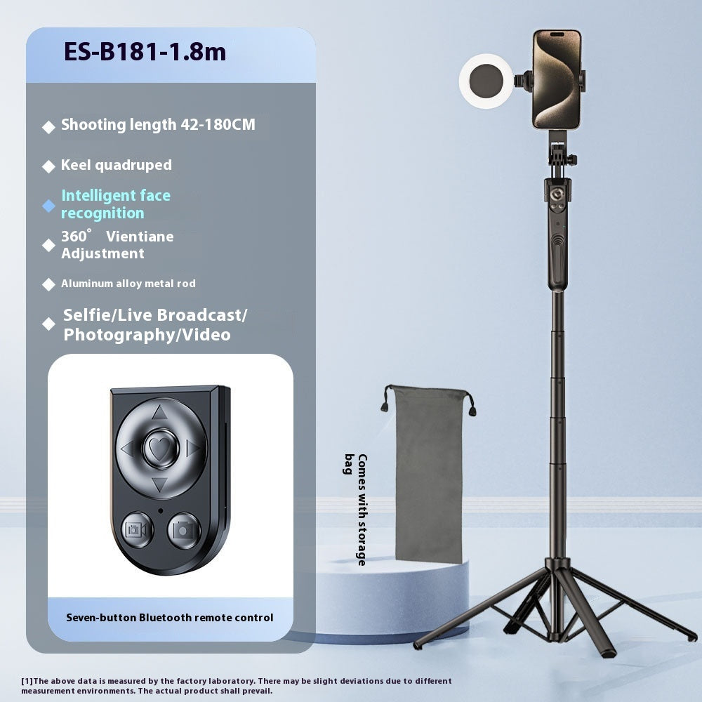Selfie Stick Tripod with Camera Stabilizer and Bluetooth Remote