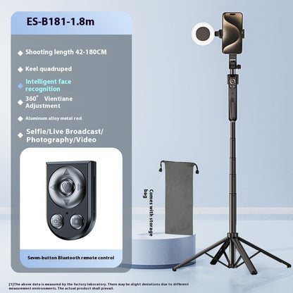 Selfie Stick Tripod with Camera Stabilizer and Bluetooth Remote