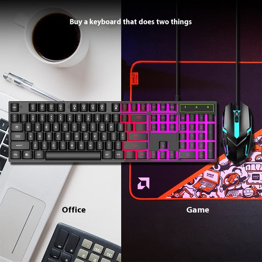 RGB Gaming Keyboard and Mouse Combo for PC