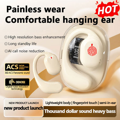 AI Translation Sports Bluetooth Earbuds with LED Display
