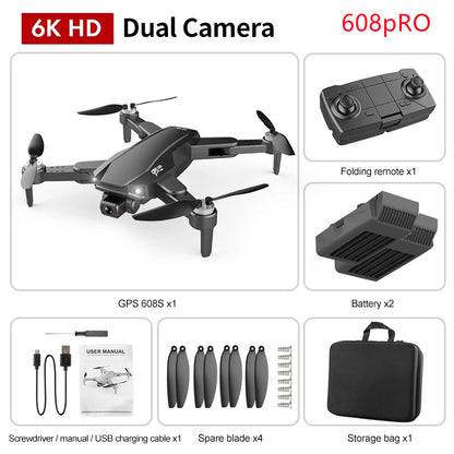 GPS Drone with HD Dual Camera and Remote Control