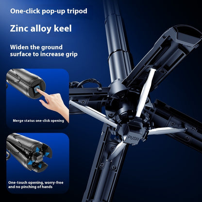 Multifunctional Mini Selfie Stick Bracket with Bluetooth Remote