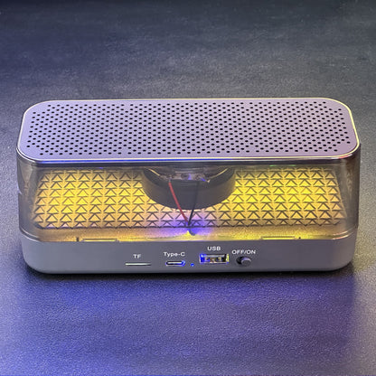 RGB Bluetooth Speaker with LED Light Wireless Desktop Music Speaker