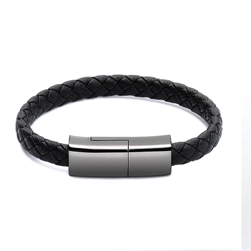 bracelet USB charging cable for iphone, android and type-C devices