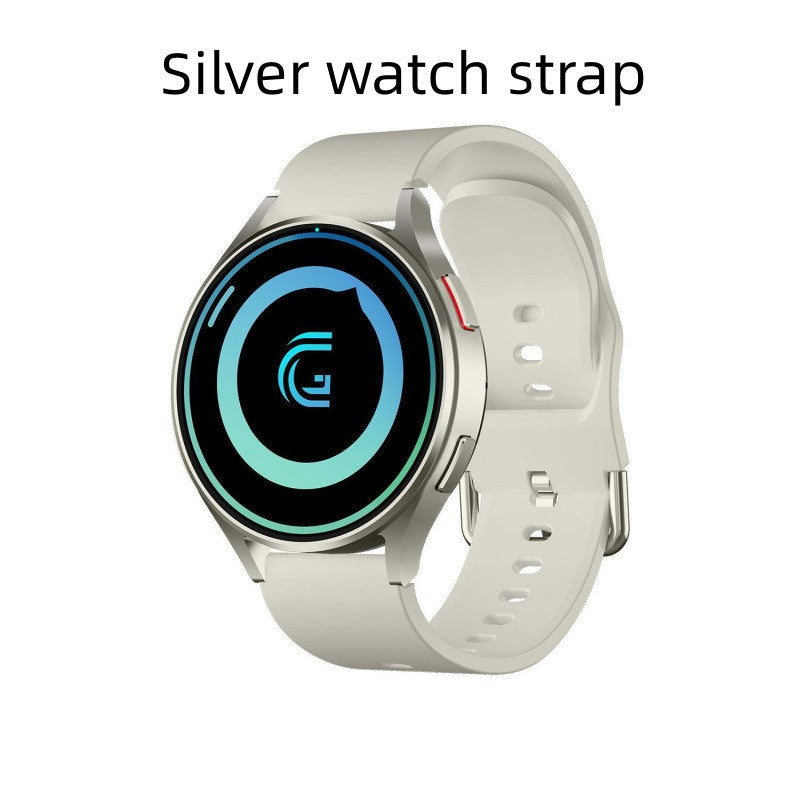 Fashionable Smart Watch with Silicone and Steel Strap