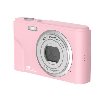 HD Mini Digital Camera with 48MP Photo and 16X Zoom