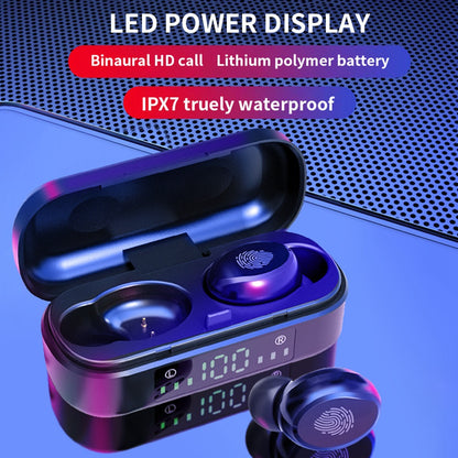 TWS Bluetooth Earbuds with Digital Battery Display Charging Case