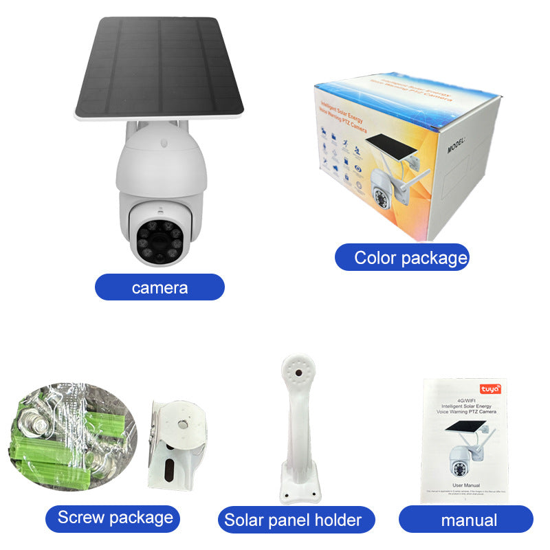 Solar Outdoor Security Camera with 4G and WiFi Options