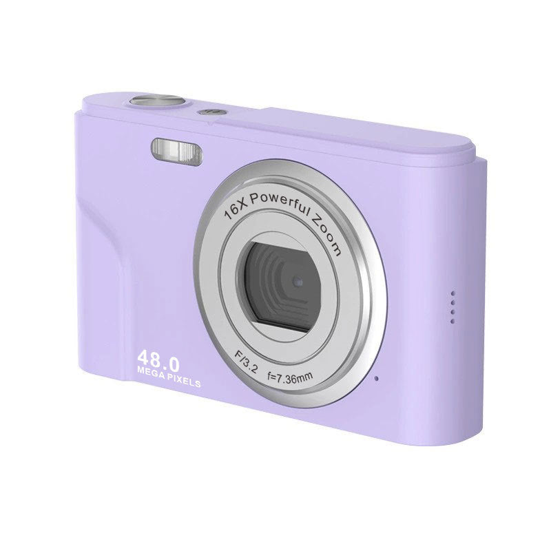 HD Mini Digital Camera with 48MP Photo and 16X Zoom