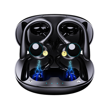 Wireless Bluetooth Earbuds with Ear Hooks and Waterproof Design