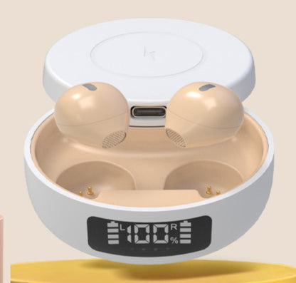 Wireless Bluetooth Earbuds with Compact Charging Case