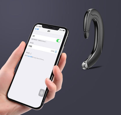Wireless Bluetooth Earphone with Ear Hook for Sports & Calls