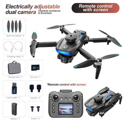S181 GPS Brushless Drone with Screen Remote and Obstacle Avoidance