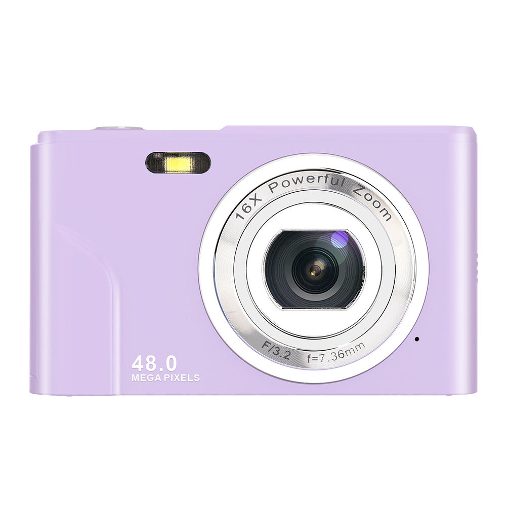 HD Mini Digital Camera with 48MP Photo and 16X Zoom