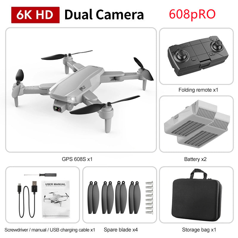 GPS Drone with HD Dual Camera and Remote Control