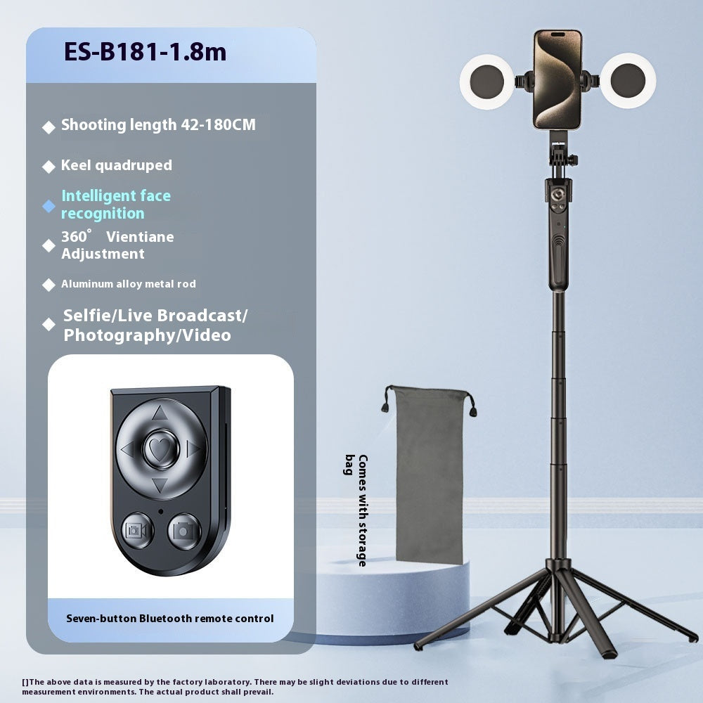 Selfie Stick Tripod with Camera Stabilizer and Bluetooth Remote