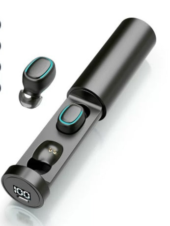 Bluetooth 5.0 Wireless Earbuds with Touch Control and LED Display