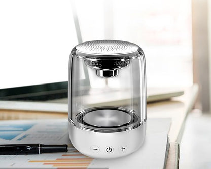 Portable Bluetooth Speaker with Colorful LED Light & Powerful Bass