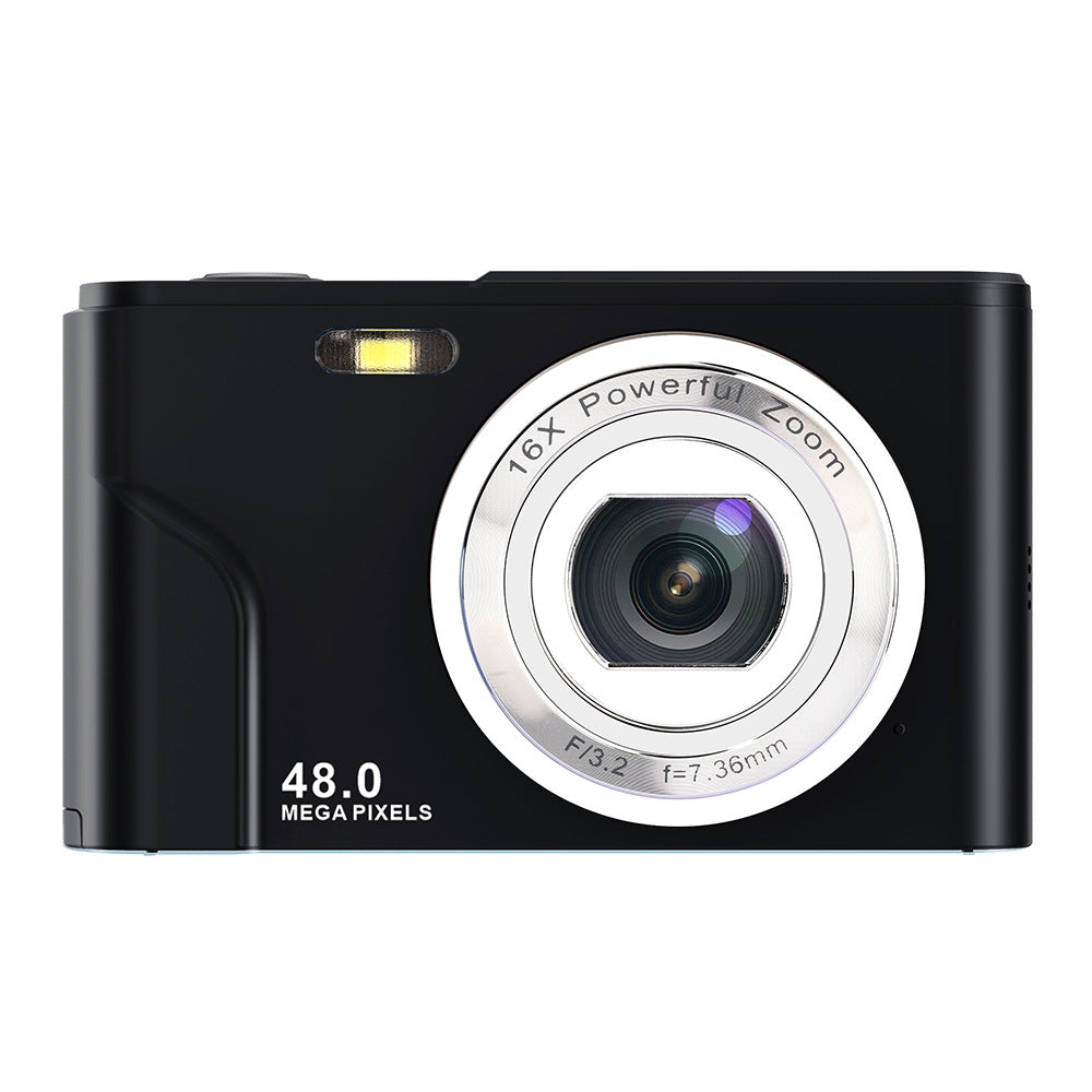 HD Mini Digital Camera with 48MP Photo and 16X Zoom
