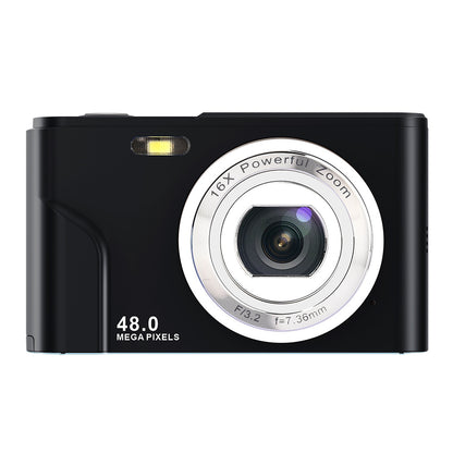 HD Mini Digital Camera with 48MP Photo and 16X Zoom